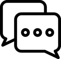 Comment icon image for element design of chat and communication symbol vector