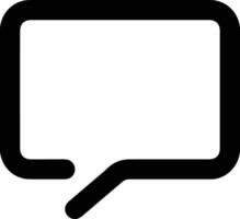 Comment icon image for element design of chat and communication symbol vector