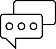 Comment icon image for element design of chat and communication symbol vector