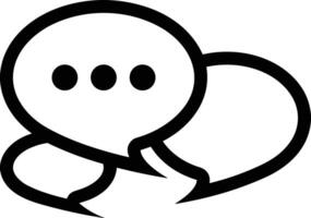 Comment icon image for element design of chat and communication symbol vector