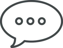 Comment icon image for element design of chat and communication symbol vector