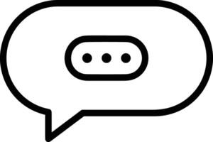 Comment icon image for element design of chat and communication symbol vector