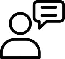 Comment icon image for element design of chat and communication symbol vector