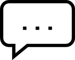 Comment icon image for element design of chat and communication symbol vector