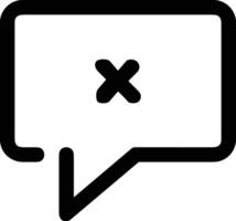 Comment icon image for element design of chat and communication symbol vector