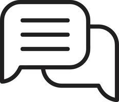 Comment icon image for element design of chat and communication symbol vector