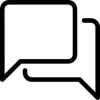 Comment icon image for element design of chat and communication symbol vector