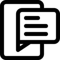 Comment icon image for element design of chat and communication symbol vector