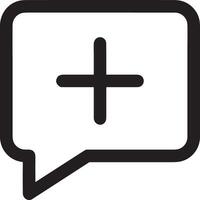 Comment icon image for element design of chat and communication symbol vector