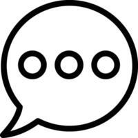 Comment icon image for element design of chat and communication symbol vector