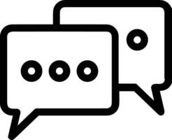 Comment icon image for element design of chat and communication symbol vector