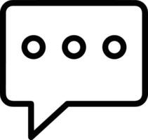 comentario icono imagen para elemento diseño de charla y comunicación símbolo vector