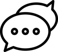 Comment icon image for element design of chat and communication symbol vector