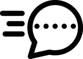 Comment icon image for element design of chat and communication symbol vector