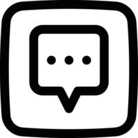 Comment icon image for element design of chat and communication symbol vector