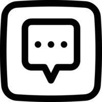 Comment icon image for element design of chat and communication symbol vector