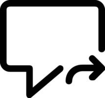 comentario icono imagen para elemento diseño de charla y comunicación símbolo vector