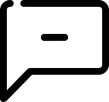 Comment icon image for element design of chat and communication symbol vector