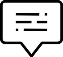 Comment icon image for element design of chat and communication symbol vector