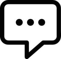 Comment icon image for element design of chat and communication symbol vector