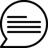 Comment icon image for element design of chat and communication symbol vector