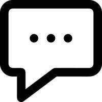 Comment icon image for element design of chat and communication symbol vector