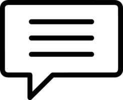 Comment icon image for element design of chat and communication symbol vector