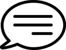 Comment icon image for element design of chat and communication symbol vector