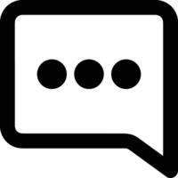 Comment icon image for element design of chat and communication symbol vector