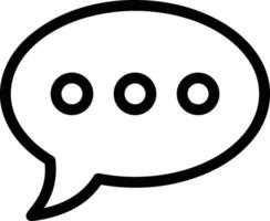 Comment icon image for element design of chat and communication symbol vector