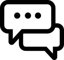 Comment icon image for element design of chat and communication symbol vector