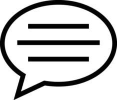 Comment icon image for element design of chat and communication symbol vector