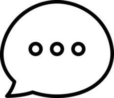 Comment icon image for element design of chat and communication symbol vector