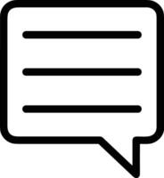 Comment icon image for element design of chat and communication symbol vector