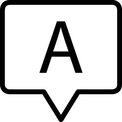Comment icon image for element design of chat and communication symbol