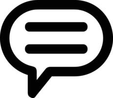 Comment icon image for element design of chat and communication symbol vector