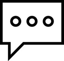 Comment icon image for element design of chat and communication symbol vector