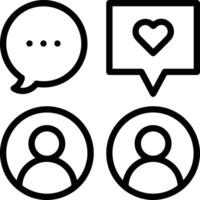 Comment icon image for element design of chat and communication symbol vector