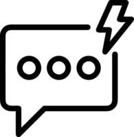 Comment icon image for element design of chat and communication symbol vector