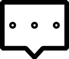 Comment icon image for element design of chat and communication symbol vector
