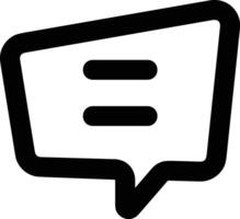 Comment icon image for element design of chat and communication symbol vector