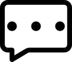 Comment icon image for element design of chat and communication symbol vector