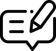 Comment icon image for element design of chat and communication symbol vector