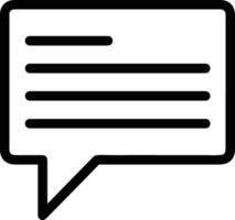 Comment icon image for element design of chat and communication symbol vector