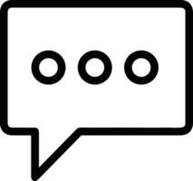 Comment icon image for element design of chat and communication symbol vector