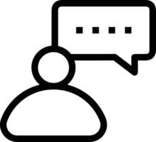 Comment icon image for element design of chat and communication symbol vector