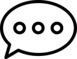 Comment icon image for element design of chat and communication symbol vector