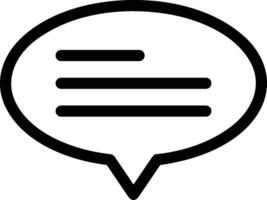 Comment icon image for element design of chat and communication symbol vector