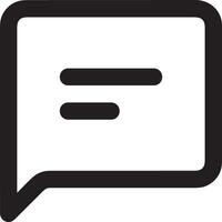 Comment icon image for element design of chat and communication symbol vector