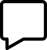 Comment icon image for element design of chat and communication symbol vector